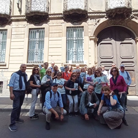 Visita studio a Milano con Giuseppe Lupo